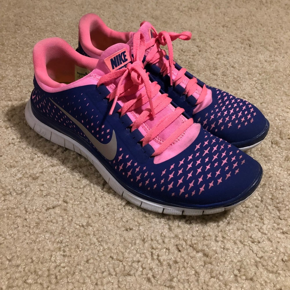 NIKE trainers - blue and pink